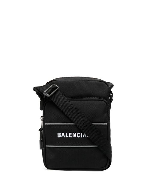 Balenciaga logo-print messenger bag