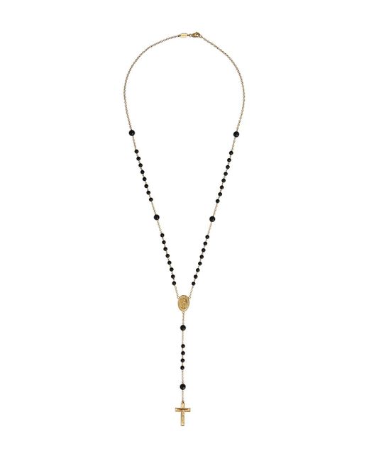 Dolce & Gabbana 18kt yellow sapphire rosary necklace