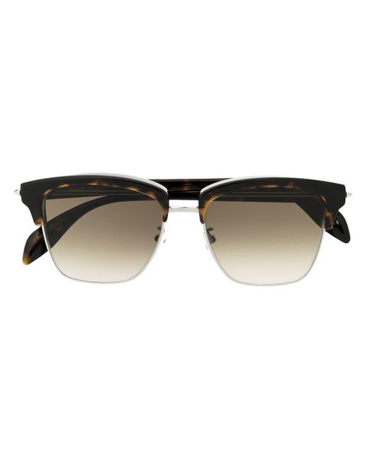 Alexander McQueen Piercing square frame sunglasses