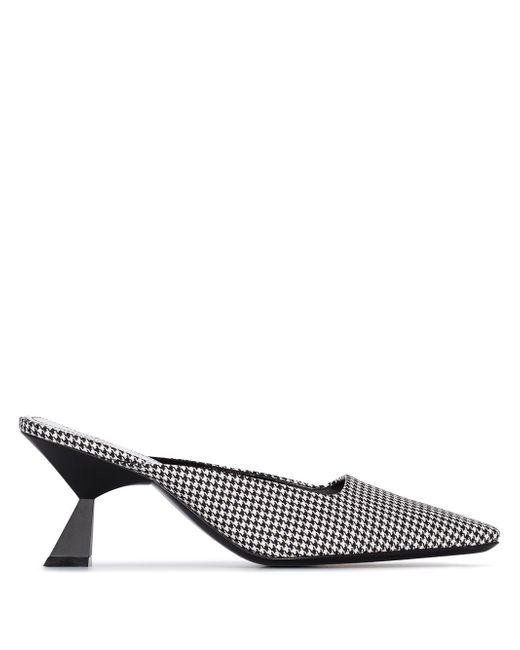 Givenchy 75mm houndstooth-print mules
