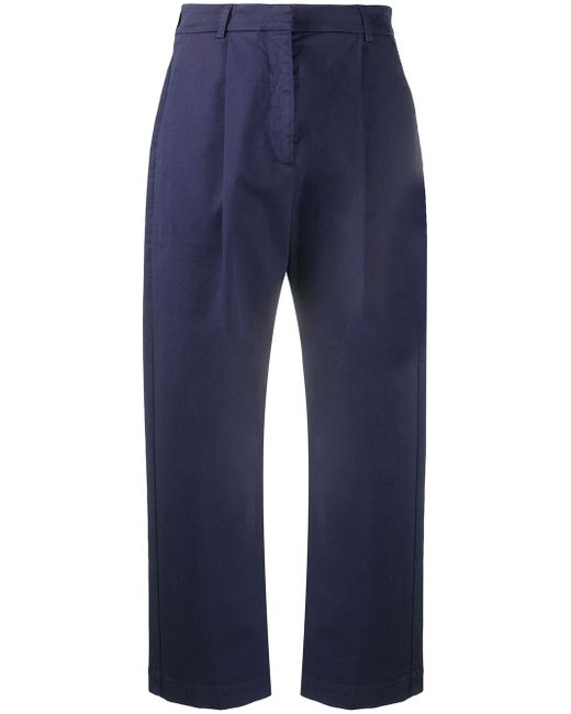 Ymc loose fit crop trousers