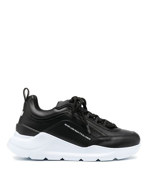 Msgm platform chunky low-top sneakers
