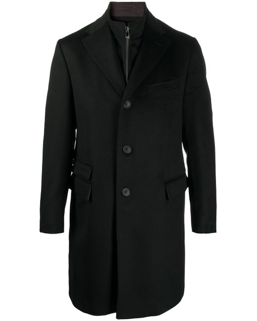 Corneliani layered wool coat