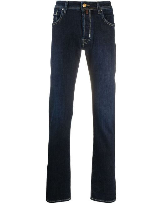 Jacob Cohёn five-pocket straight-leg jeans