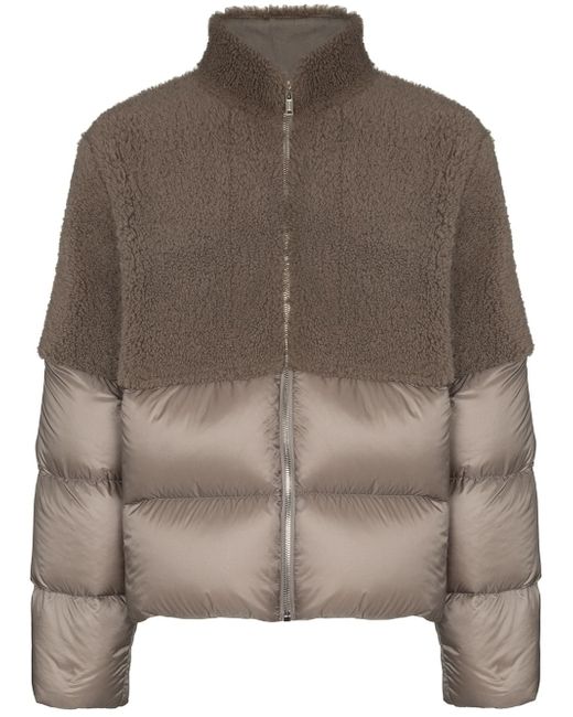 Moncler + Rick Owens Coyote padded down jacket