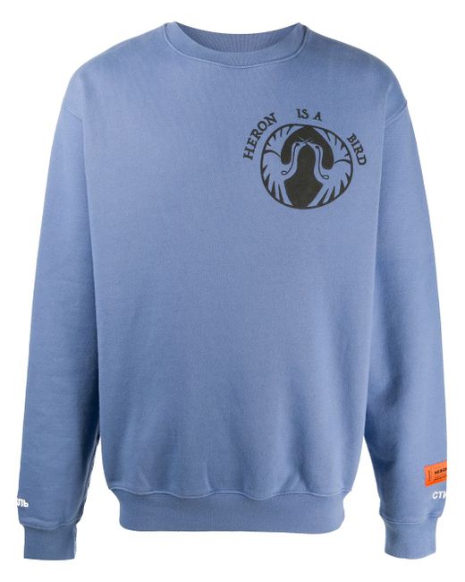Heron Preston logo crew-neck sweatshirt