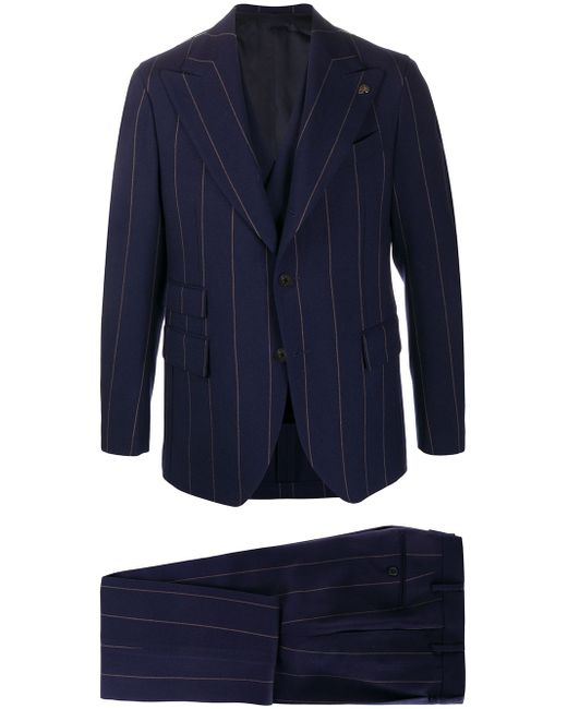 Gabriele Pasini pinstripe three-piece suit
