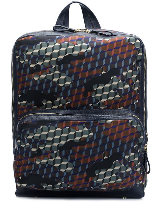 Pierre Hardy Forest Camocube printed backpack