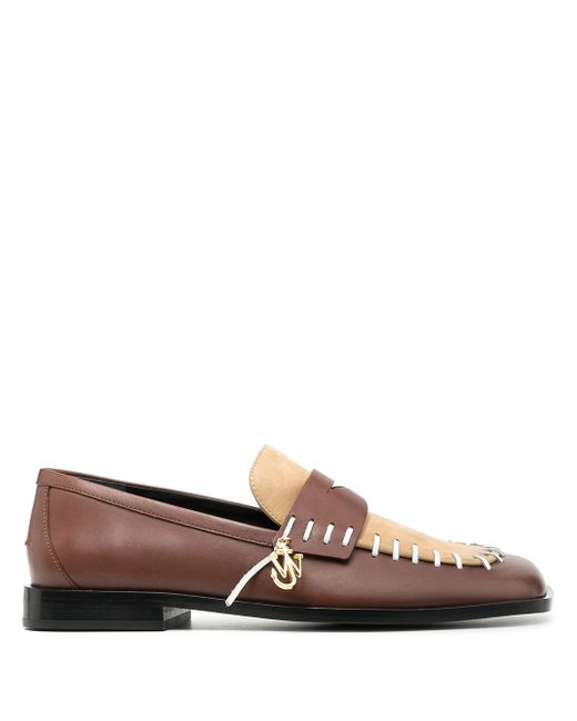 J.W.Anderson whipstitch two-tone loafers