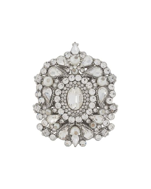 Alexandre Vauthier crystal brooch