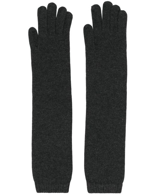 Gentryportofino long knitted gloves