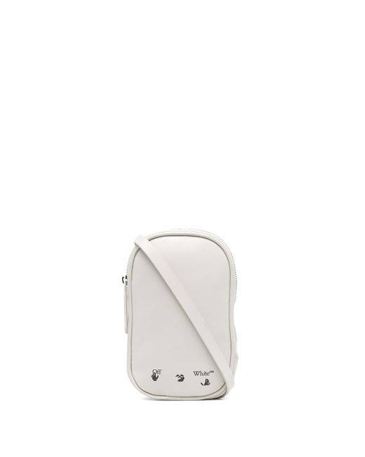 Off-White logo print iPhone holder