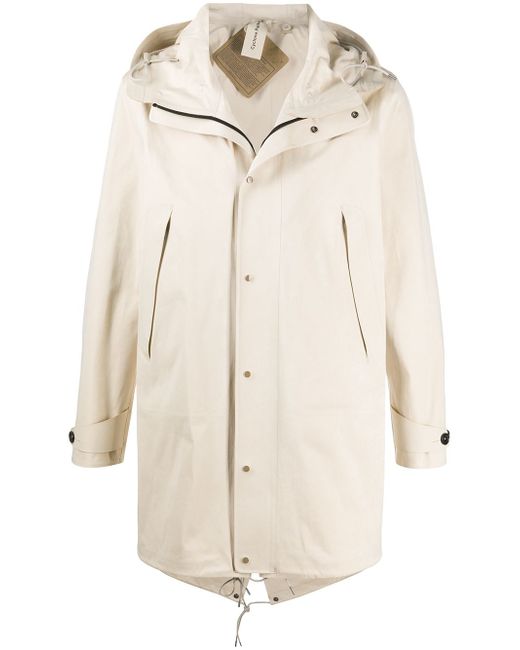 Ten C lightweight hooded parka coat