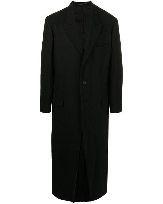 Yohji Yamamoto long single-breasted coat