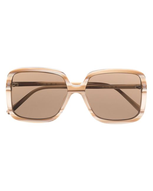 Marni Eyewear oversize-frame tinted sunglasses