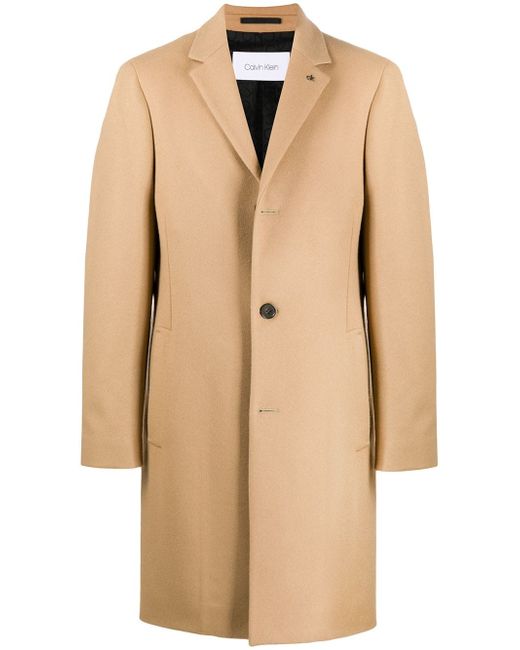 Calvin Klein crombie cashmere coat