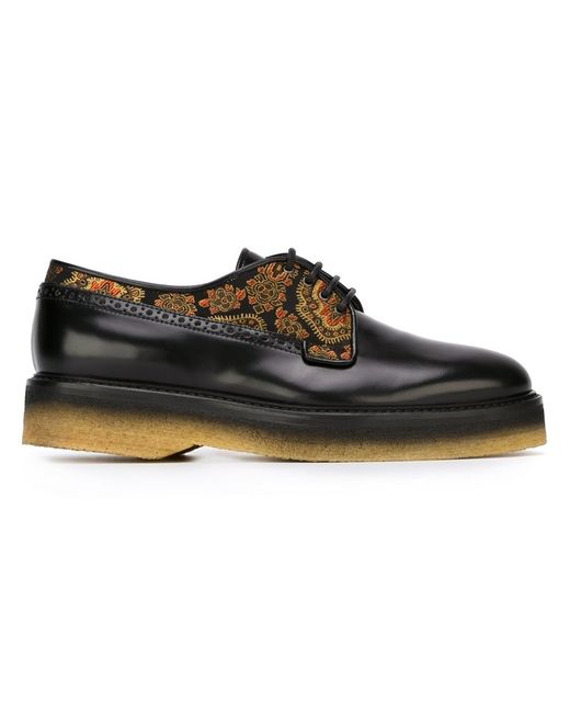 Etro printed detail lace-up shoes 38