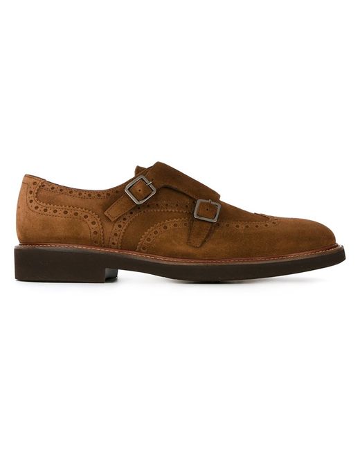 Canali classic monk shoes