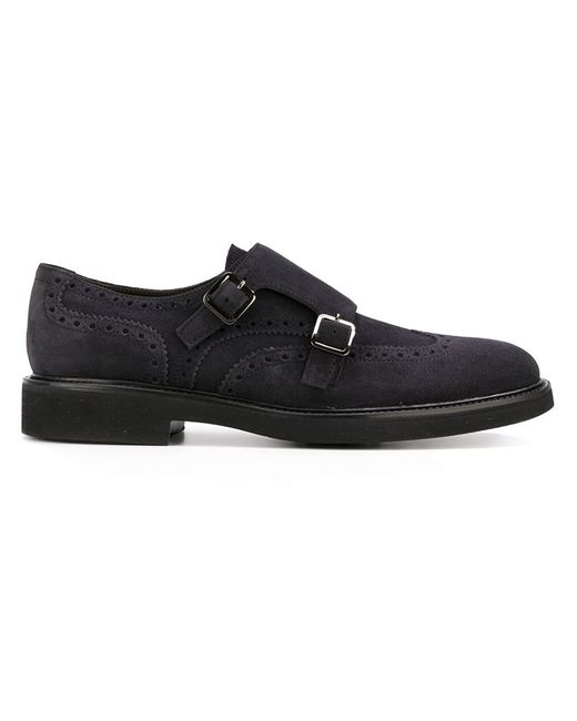 Canali double buckle monk shoes 41