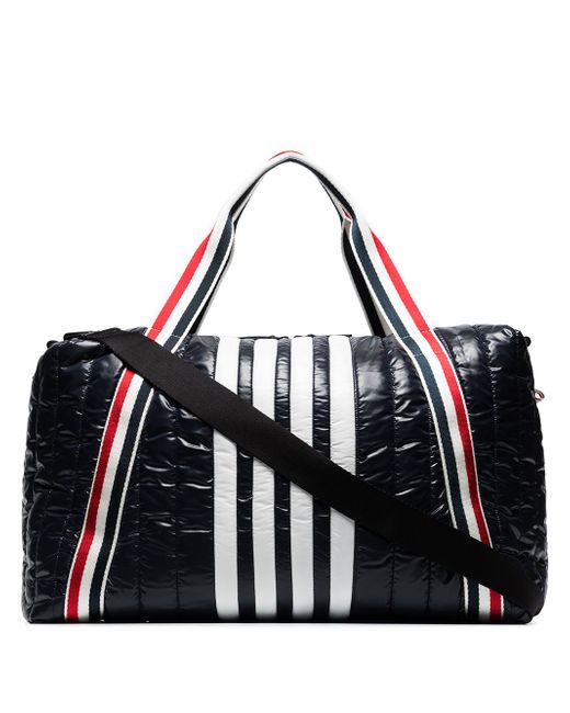 Thom Browne 4-Bar quilted gym bag