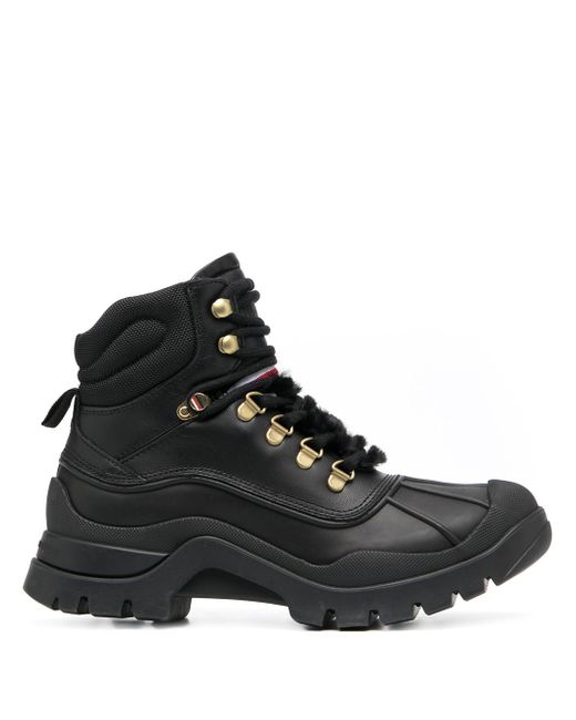 Tommy Hilfiger lace-up hiking boots