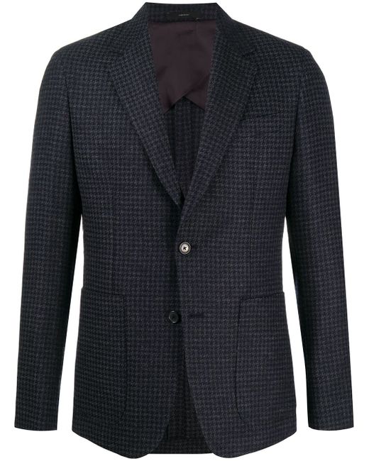 Paul Smith houndstooth single-breasted jacket