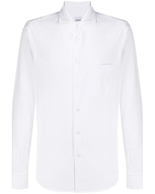 Aspesi cutaway-collar pocket shirt