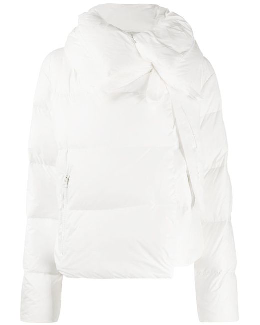 Bacon layered padded jacket with strap detail