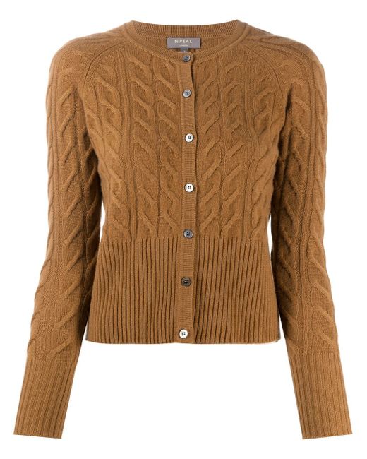 N.Peal cable knit cardigan