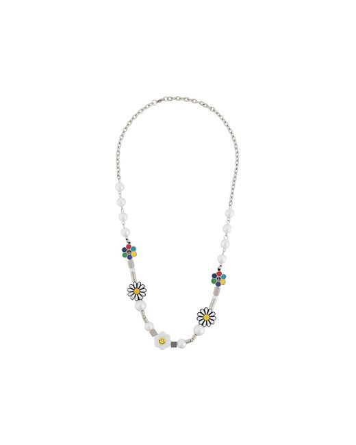 Salute Academy beaded charm necklace