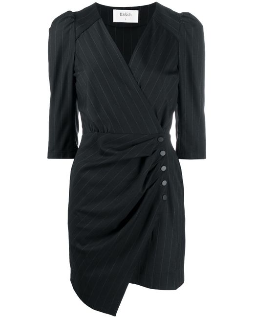 Ba & Sh Bliss fitted wrap dress