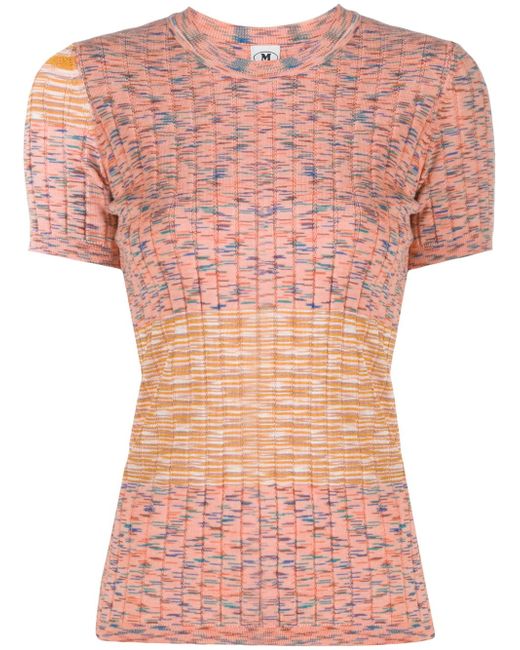 M Missoni printed knitted top