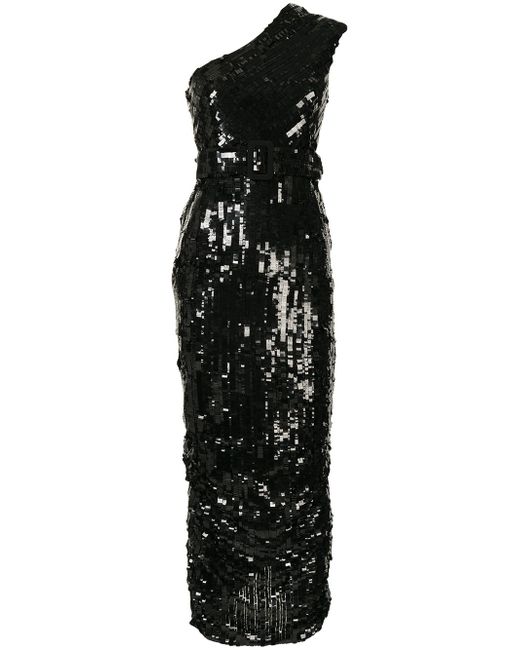 Rachel Gilbert Hunter sequin-embellished sleeveless gown