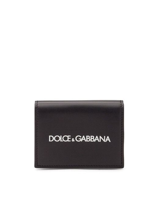 Dolce & Gabbana logo-print bifold wallet