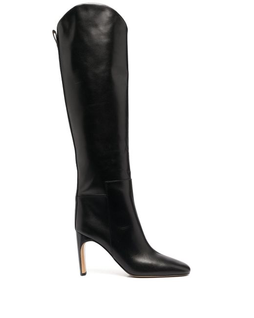 Jil Sander leather knee-length boots