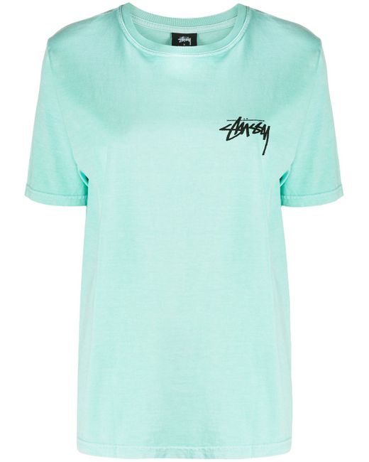 Stussy logo print short-sleeved T-shirt