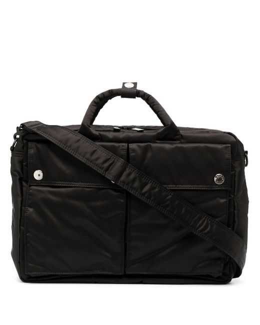 Porter-Yoshida & Co. x Mackintosh quilted briefcase