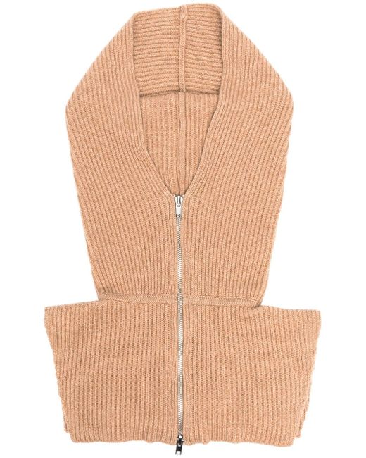 Cashmere In Love ribbed-knit hood