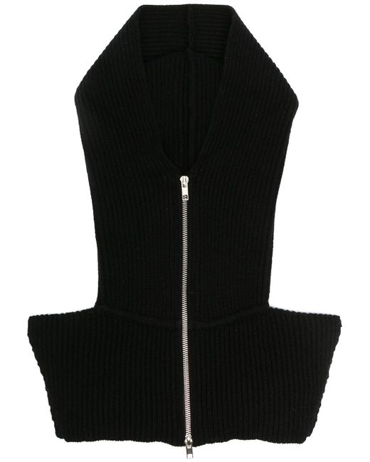 Cashmere In Love ribbed-knit hood