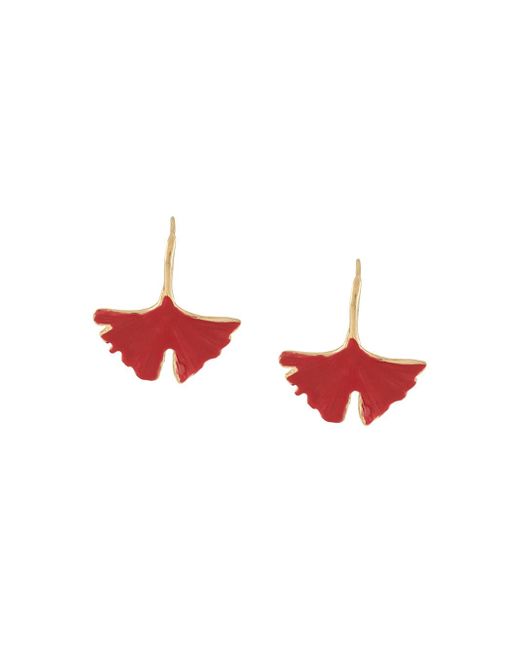 Aurelie Bidermann Vermilion Tangerine earrings