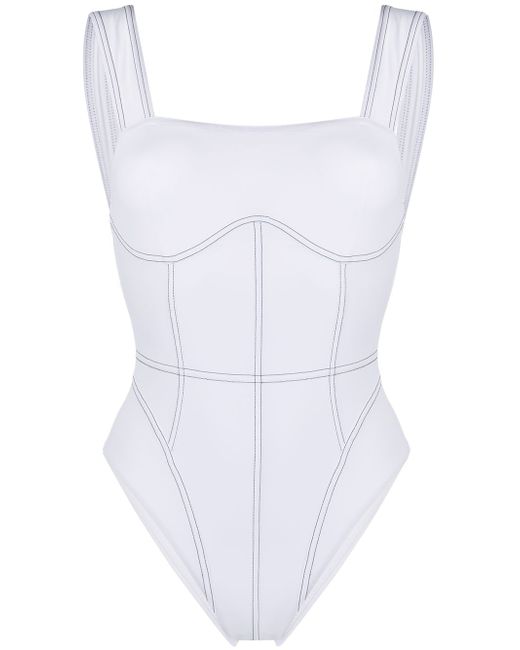 Noire Swimwear scoop-back one-piece swimsuit