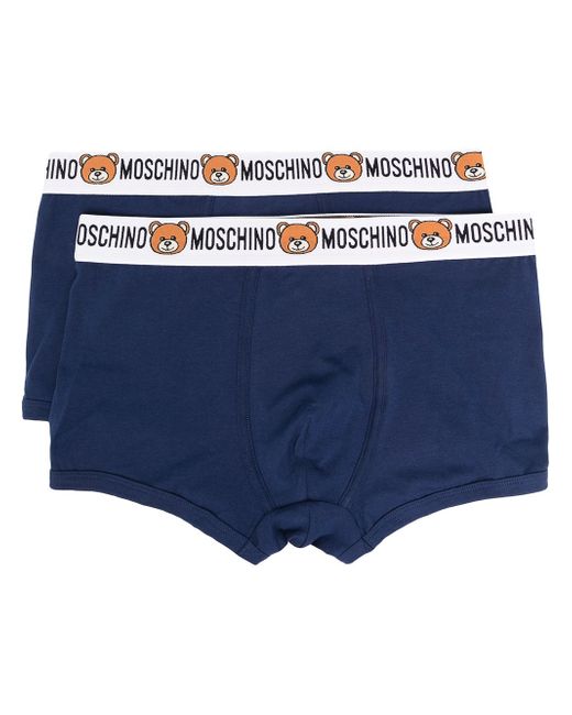 Moschino teddy logo waistband briefs