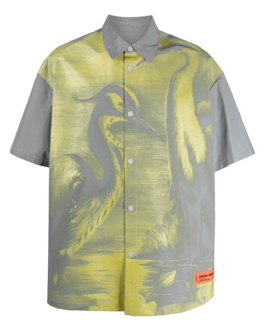 Heron Preston printed short-sleeved shirt