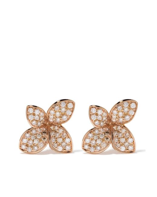 Pasquale Bruni 18kt rose gold diamond Petit Garden earrings