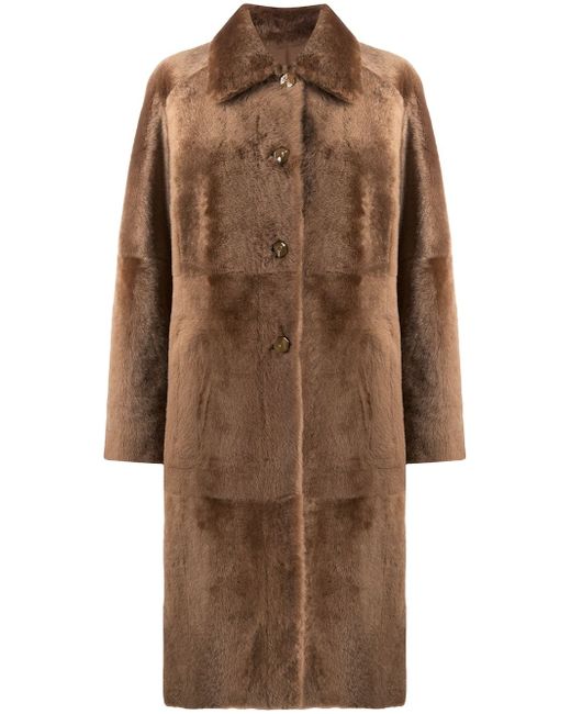 Drome reversible shearling coat