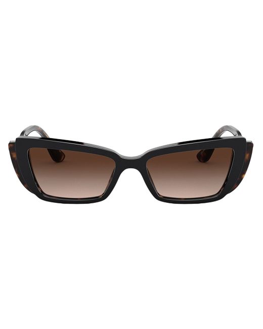 Dolce & Gabbana tortoiseshell rectangular sunglasses