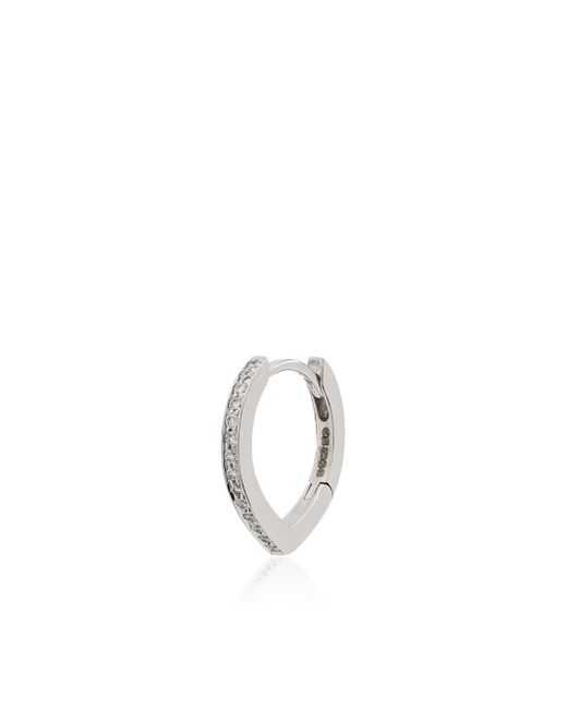 Repossi 18kt white gold diamond single earring