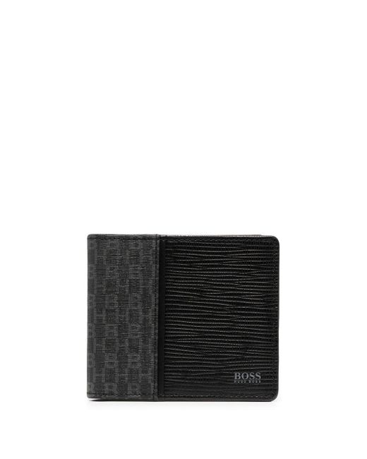 Hugo Boss monogram billfold wallet