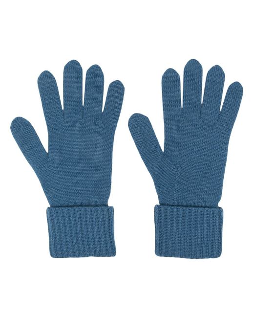 N.Peal ribbed gloves