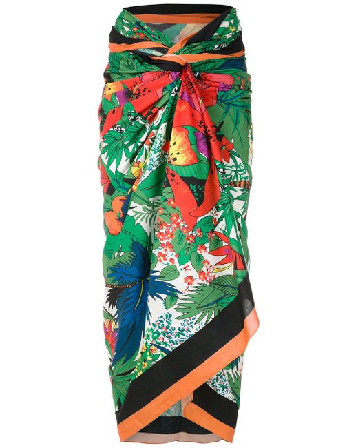 Amir Slama tropical-print sarong